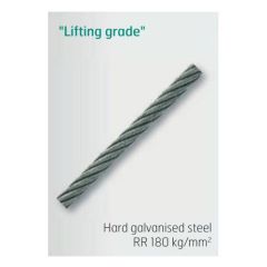 2.0mm Hard Galvanised Steel - Non-Sheathed Cables (Price per metre) 