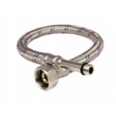 Stainless Steel 1/2 Hose Tap Connector - 50cm