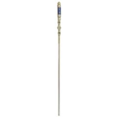 White Finish Wooden Curtain Pole 180cm - (28mm dia)